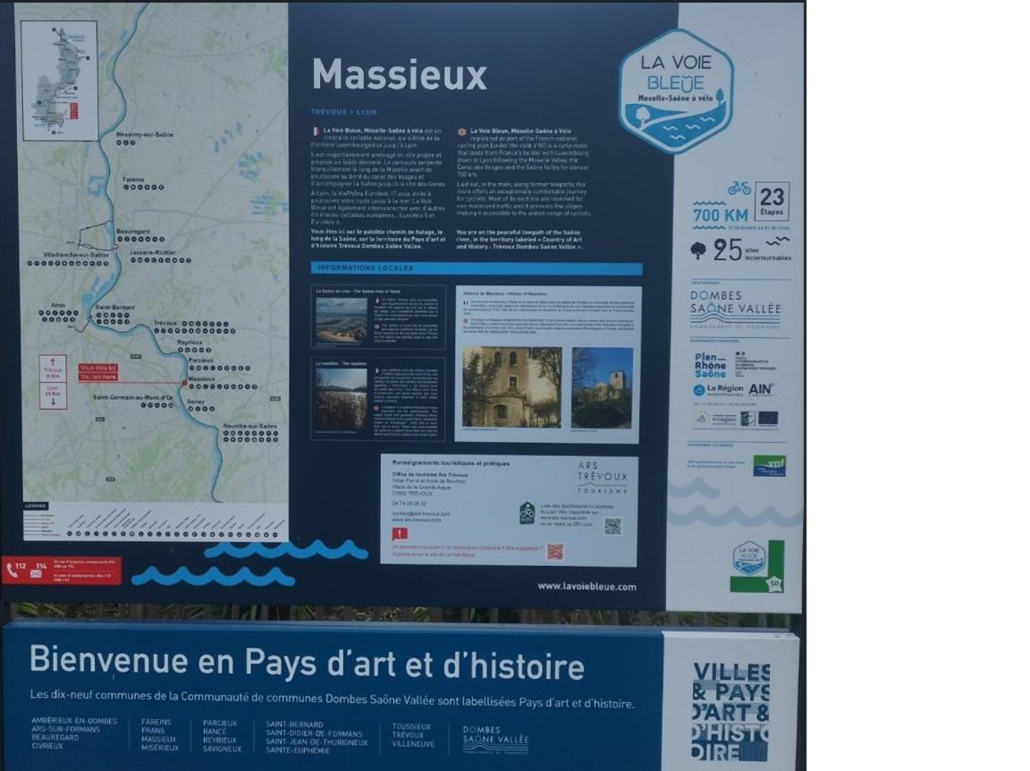 Havre De Paix Bord De Saone Avec Jacuzzi Hotel Massieux Eksteriør billede